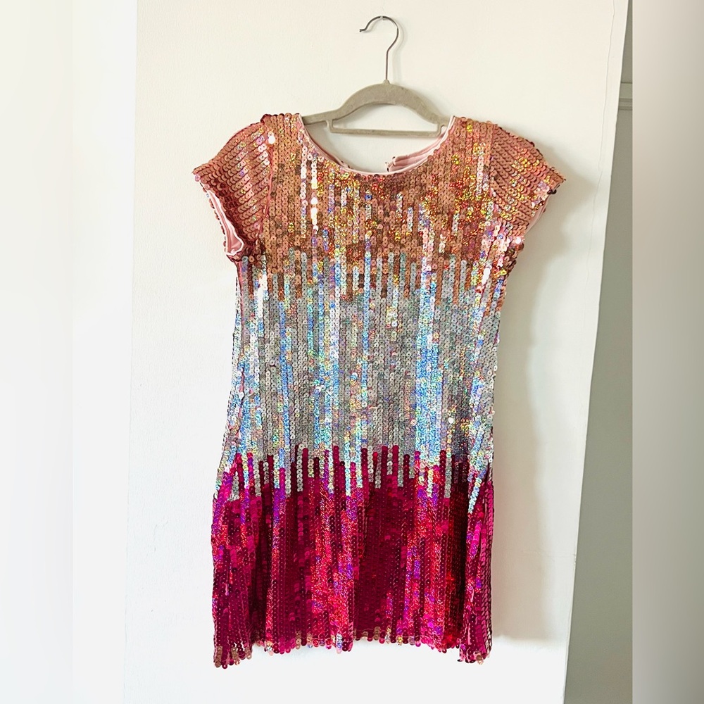 Multicolor Sequin Dress